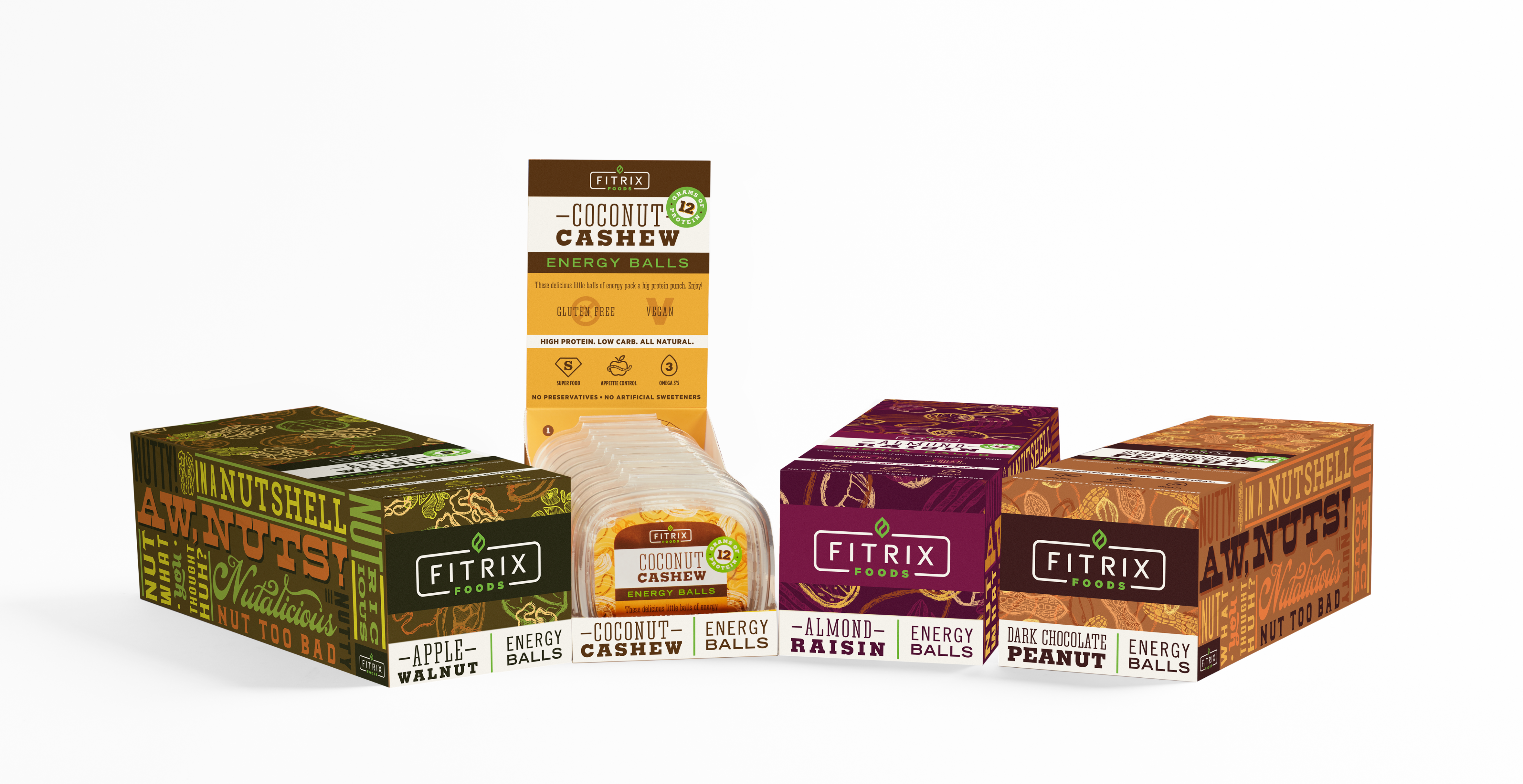 Fitrix Energy Balls Packaging