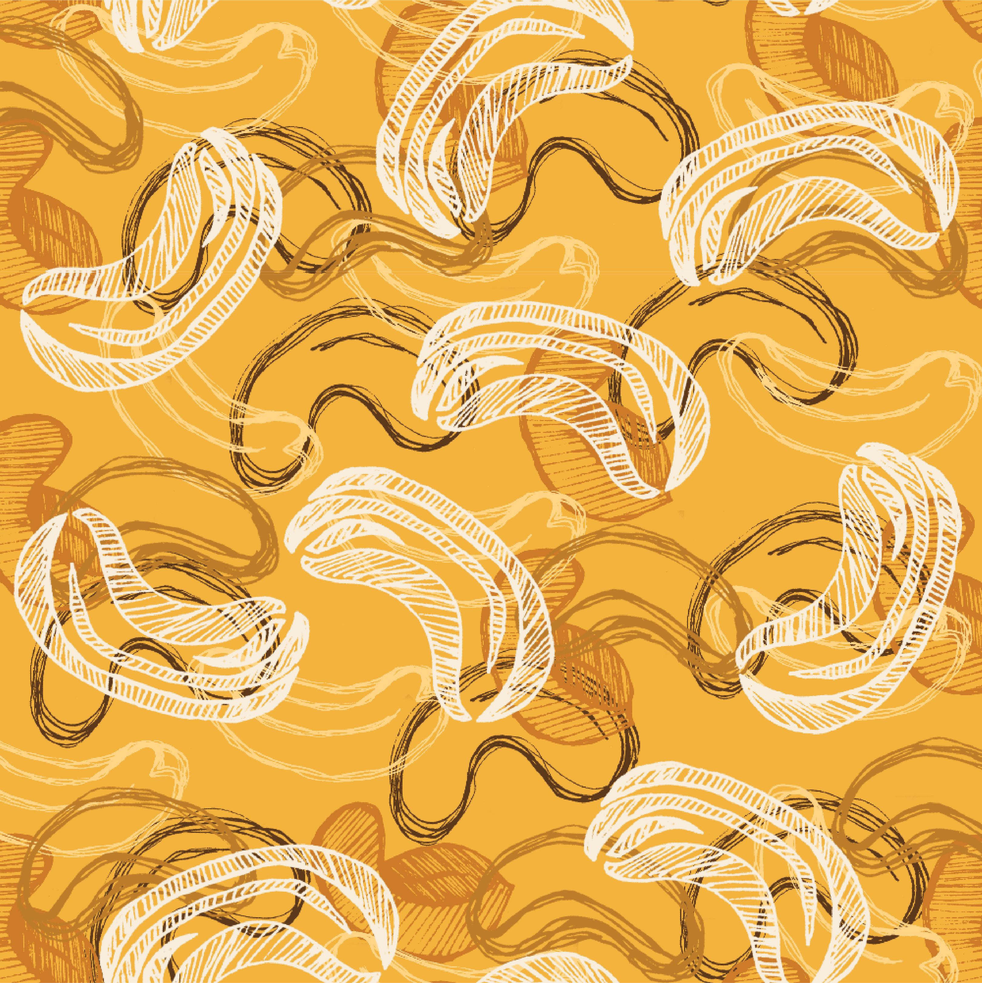 Graphic depicting a hexagonal cropped photo of an interior room design with grid lines along its borders.