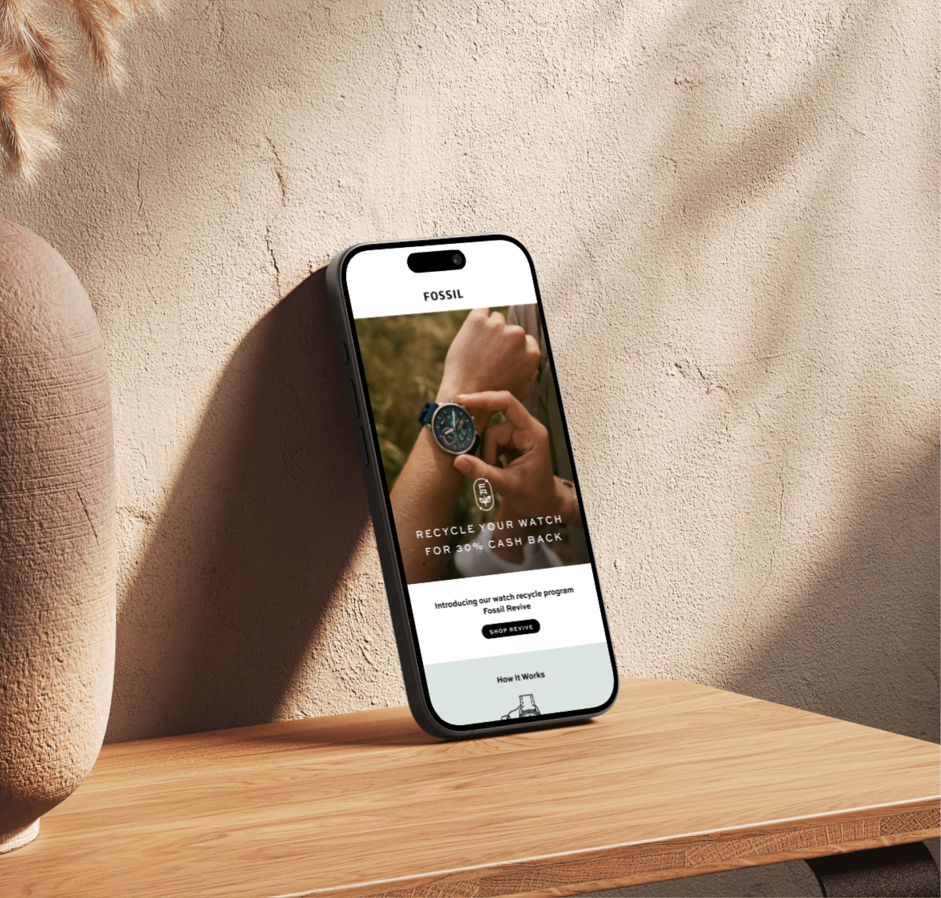 Graphic depicting a hexagonal cropped photo of an interior room design with grid lines along its borders.