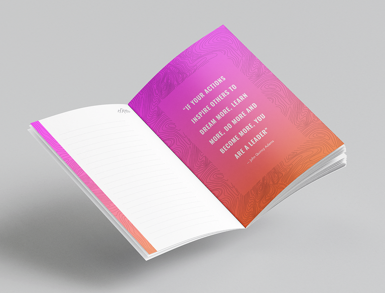 Graphic of a close up of a website depicting an Our Projects page with sample project names and dates.